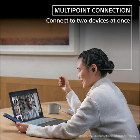 Sony WF-1000XM5 The Best Truly Wireless Noise Cancelling Earbuds, Hi-Res Audio, 24 hours battery life, Multipoint Connection, IPX4 Water Resistance, Black, UAE Version - 1-Year warranty