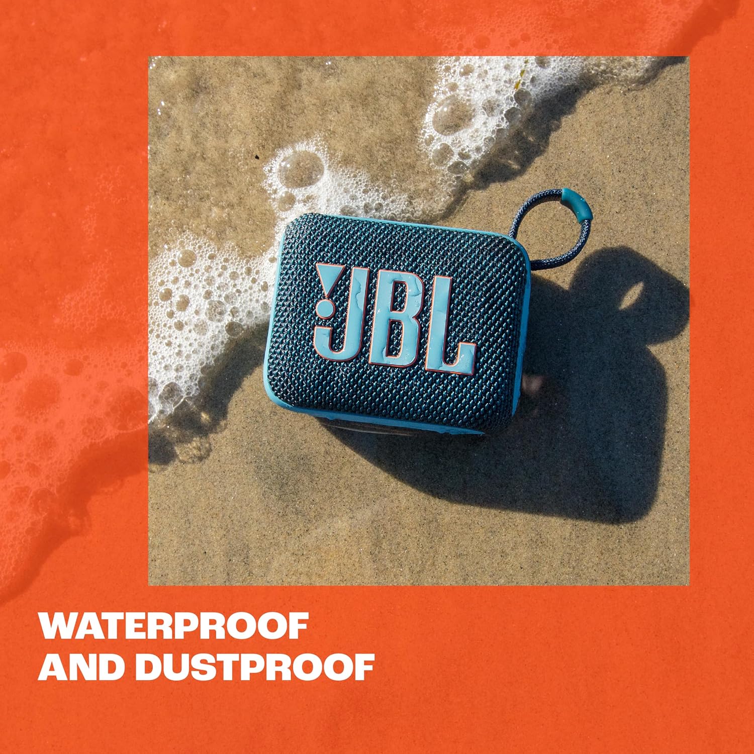 JBL GO 4 – Ultra-Portable Bluetooth Speaker with AURACAST, Powerful Sound, 7H Playtime & Sleek Design, JBLGO4SQUAD, Squad