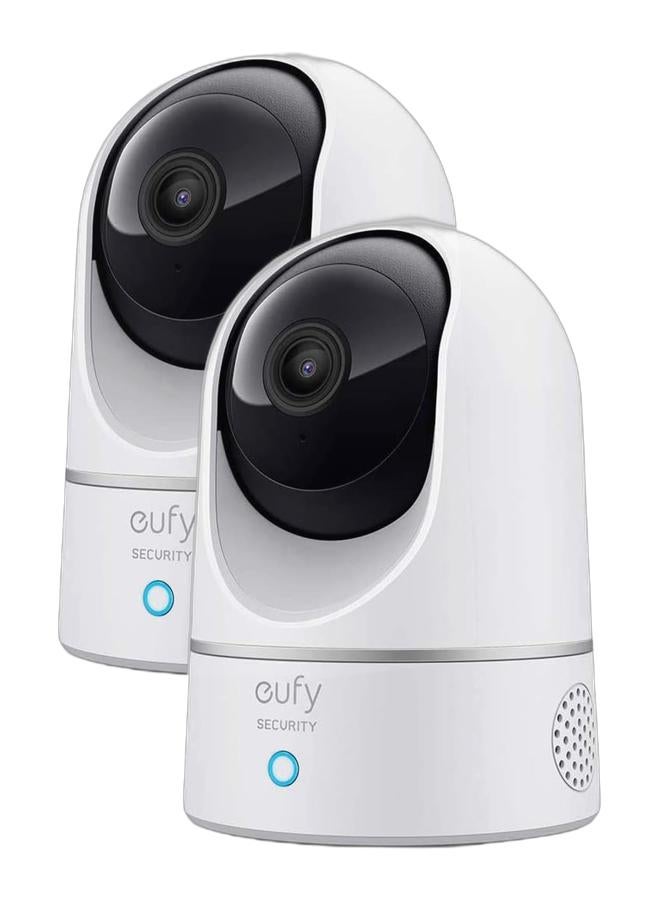 eufy Security 2K Indoor Cam Pan & Tilt, Home Security Indoor Camera, Human and Pet AI, Works with Voice Assistants, Motion Tracking, Night Vision, MicroSD Card Required, HomeBase Not RequiredBundle | Best Price UAE | Dubai, Abu Dhabi