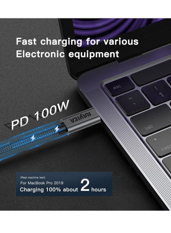 20Gbps,100W Fast charging USB C to USB C Cable