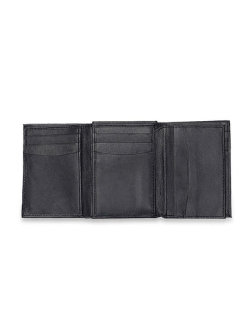 Inahom Inahom Tri-Fold Organised Wallet Flat Nappa Genuine and Smooth Leather Upper IM2021XDA0006-400-Navy Blue