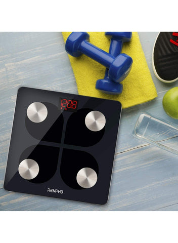 RENPHO USB Rechargeable Digital Bluetooth Weight Scale 396lbs