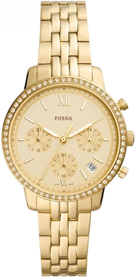 Fossil Neutra Chronograph Gold-Tone Stainless Steel Watch - ES5219