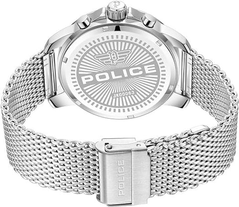 POLICE - Mensor Watch For Men With Silver Stainless Steel Bracelet 44mm