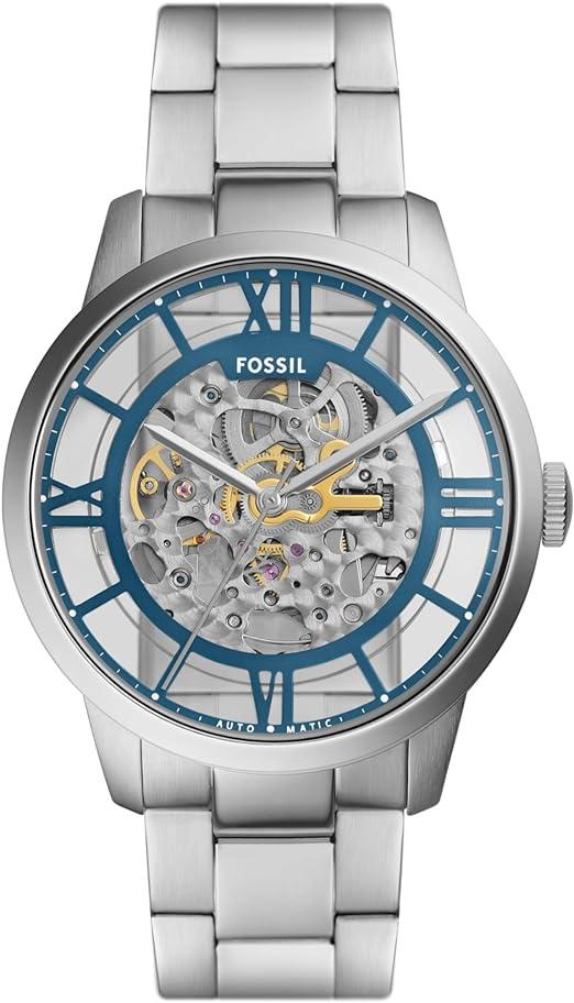 Fossil Men's Townsman Automatic Stainless Steel Three-Hand Skeleton Watch