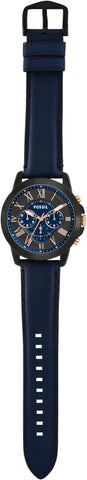 Fossil Leather Mens Quartz Watch