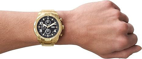 Fossil Men's Bronson Stainless Steel Quartz Dress Chronograph Watch