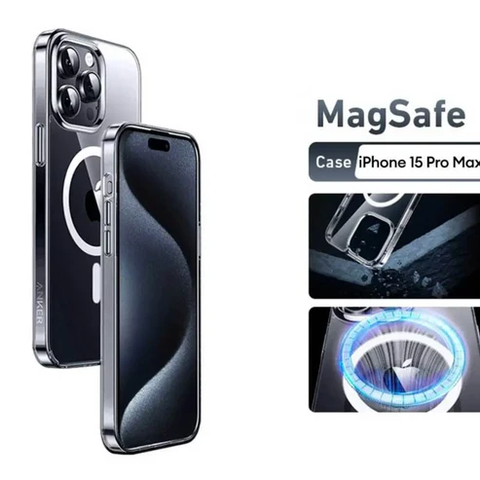 AnkeriPhone 15 Pro Clear Magnetic Phone Case - A90A7H01