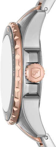 Fossil Women's Dive-Inspired Sports Watch with Stainless Steel, Ceramic, or Silicone Band