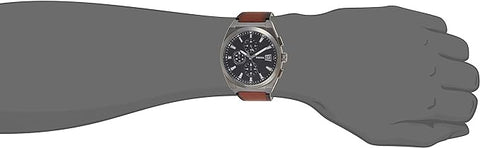 Fossil Men's Everett Chronograph, Gunmetal-Tone Stainless Steel Watch, FS5799