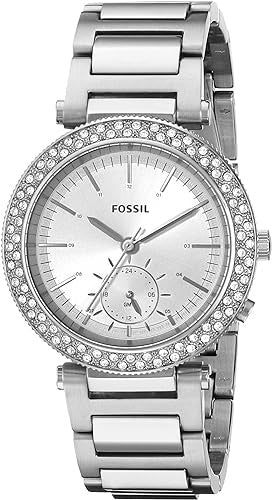 Fossil ES3849 Casual Watch For Women, Silver