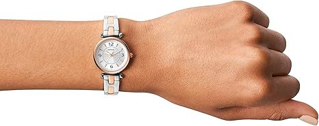 Fossil Carlie Analog Silver Dial Women's Watch-ES5201