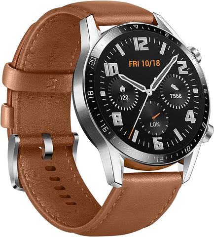 Huawei LTN-B19-BRN GT 2 Smart Watch Stainless Steel with Pebble - Brown (Pack of 1)