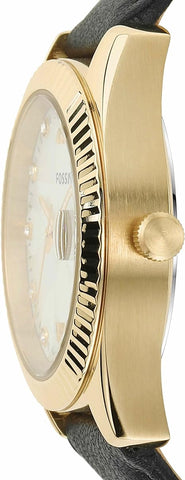 Fossil Women's Scarlette Stainless Steel Quartz Watch, Gold/Black, One Size, Scarlette Mini