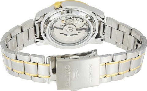 Seiko Men Automatic Watch, Analog Display And Stainless Steel Strap SNKE54J1