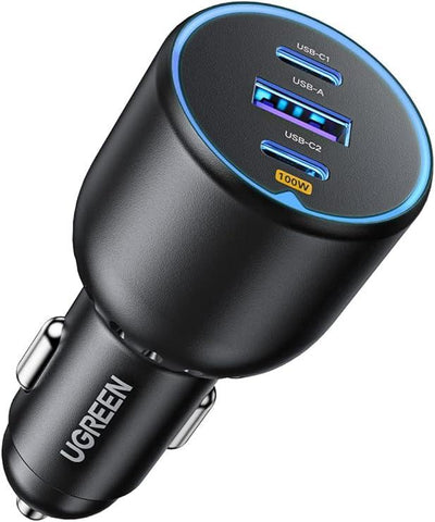 UGREEN 130W Car Charger (2C1A) Black