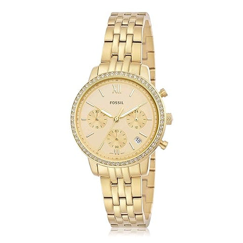 Fossil Neutra Chronograph Gold-Tone Stainless Steel Watch - ES5219