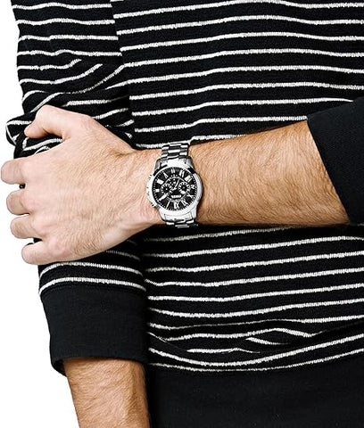 Fossil Mens Quartz Watch, Chronograph and Stainless Steel