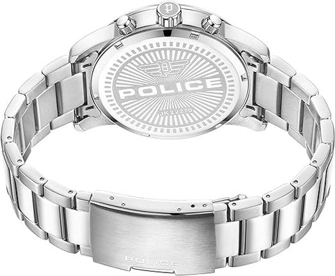 Police Mens Greenlane Stainless Steel Chronograph Wrist Watch For Men