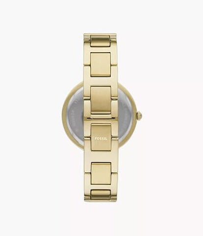 Fossil Karli Three-Hand Gold-Tone Stainless Steel Watch - BQ3924