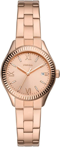 Fossil WOMENS RYE STAINLESS STEEL WATCH BQ3639, ROSE GOLD