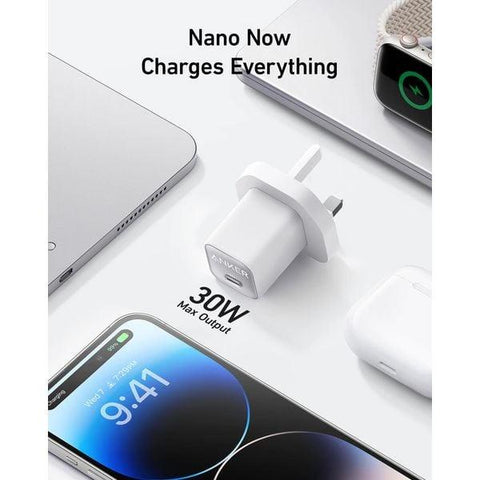 Anker Usb C plug, 511 Charger (Nano 3), USB C GaN Charger, PIQ 3.0 PPS Fast Charger, Anker Nano 3 for iPhone 14/14 Pro/14 Pro Max/13 Pro/13 Pro Max, Galaxy, iPad (Cable Not Included)