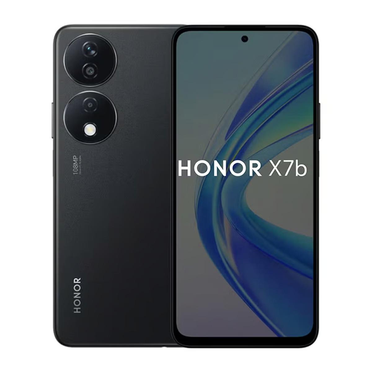 Honor X7b Smartphone 4G, 8GB Turbo RAM + 256GB Storage, 108MP Triple Camera, 6.8 Inch 90Hz Display, 6000mAh Battery, 35W Super Charge, 6nm Snapdragon Processor, Dual SIM, Android 13, Midnight Black