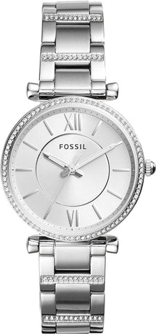 Fossil Women's Carlie Stainless Steel Casual Quartz Watch, Carlie - ES4432