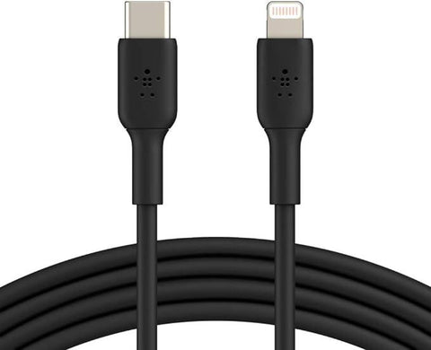 Belkin Usb-C To Lightning Cable (Iphone Fast Charging Cable For Iphone 13, 13 Pro, 13 Pro Max, 13 Mini And Earlier Models) Boost Charge Mfi-Certified Iphone Usb-C Cable (Black, 1M)