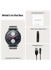 Pop 3R Smart Watch With 1.43" (3.6 Cm) HD AMOLED Display, BT Calling And AI Voice Assistance Black