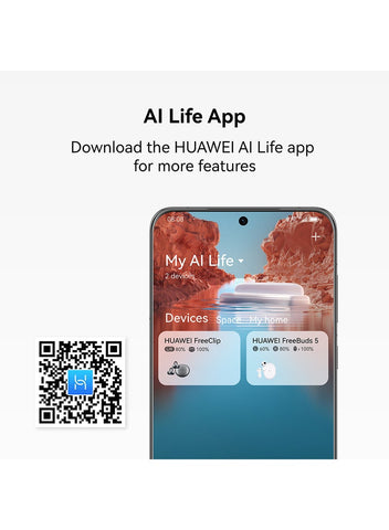 HUAWEI FreeClip, Groundbreaking Aesthetic Design, Feather-light Wearing, Open-ear Listening, AI Crystal-Clear Call, Long Battery Life, Dual-Device Connections Rose Gold | Best Price UAE | Dubai, Abu Dhabi