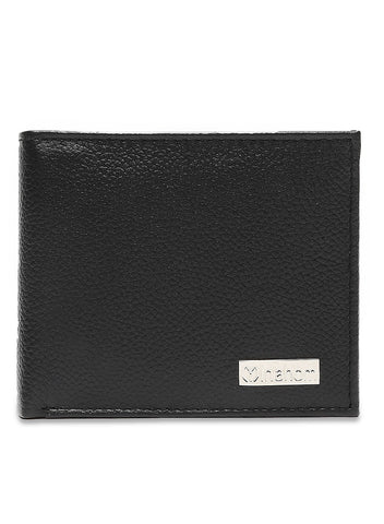 Inahom Inahom Bi-Fold Organised Wallet Flat Nappa Genuine and Smooth Leather Upper IM2021XDA0007-001-Black