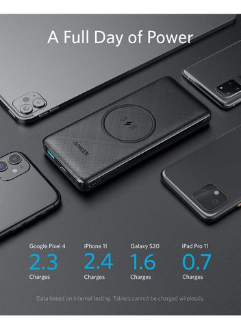 Anker Wireless Power Bank 10,000mAh PD, PowerCore III 10K Wireless Portable Charger with Qi-certified 10W Wireless Charging and 18W USB-C Quick Charge for iPhone 16/16 Pro/16 Pro Max/15/15 Pro/15 Pro Max, iPad | Best Price UAE | Dubai, Abu Dhabi
Loading.