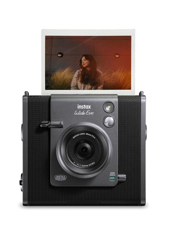 FUJIFILM Instax WIDE Evo Hybrid Instant Camera, Black | Best Price UAE | Dubai, Abu Dhabi