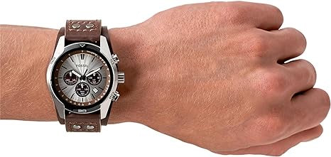 Fossil Coachman Men's Watch with Genuine Leather Bracelet Cuff