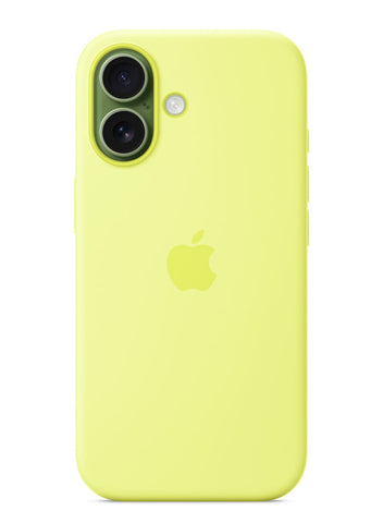 iPhone 17 Silicone Case with MagSafe - Neon Yellow