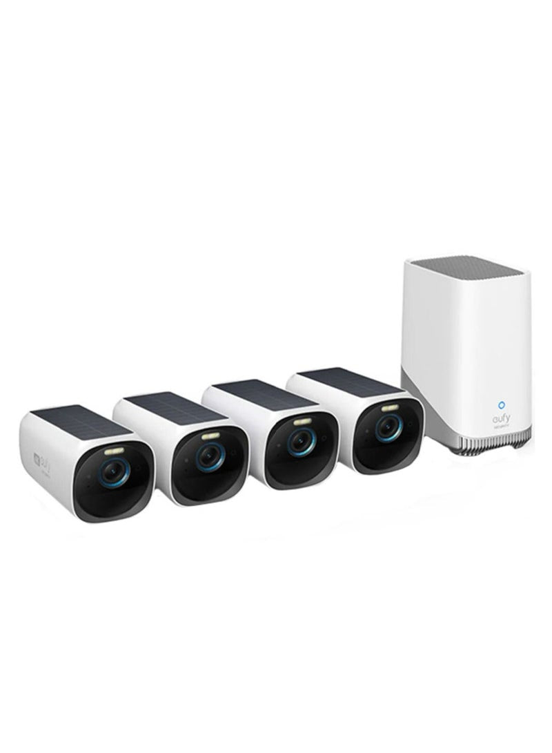 eufy Eufy Security Camera T88733W1 S330 4 Camera Kit | Best Price UAE | Dubai, Abu Dhabi
