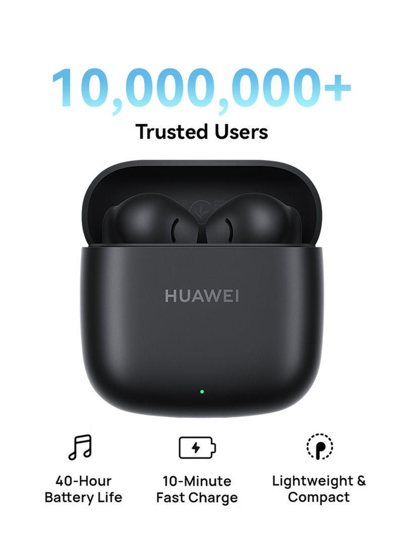 HUAWEI FreeBuds SE 2 In-ear Earphones, True Wireless Earbuds, 40-Hour Battery Life, IP54 Water and Dust Proof, Compact and Comfortable, Graphite Black | Best Price UAE | Dubai, Abu Dhabi
