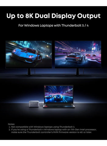 Anker Prime TB5 Docking Station, 14 Ports Thunderbolt 5 Docking Station with 140W Max Charging, 120Gbps Max Transfer, Ambient LED Lighting, Cooling System, Up to 8K Display for Thunderbolt 5/4 Laptops