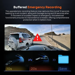 70mai 70mai 4K HDR Omni DashCam, Black, Dual Camera | Best Price UAE | Dubai, Abu Dhabi