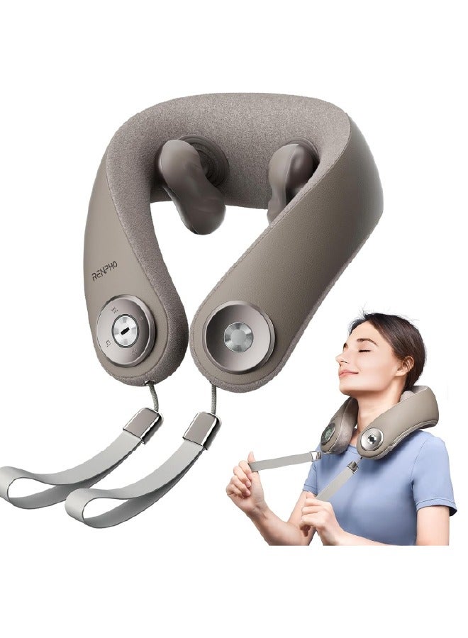 RENPHO RENPHO Neck Massager with Heat [2025 Upgraded], 6D Cordless Neck Massager for Pain Relief Deep Tissue, Kneading Neck Massage, Portable Heated Neck Massager, Gifts for Women Men Mom Dad | Best Price UAE | Dubai, Abu Dhabi