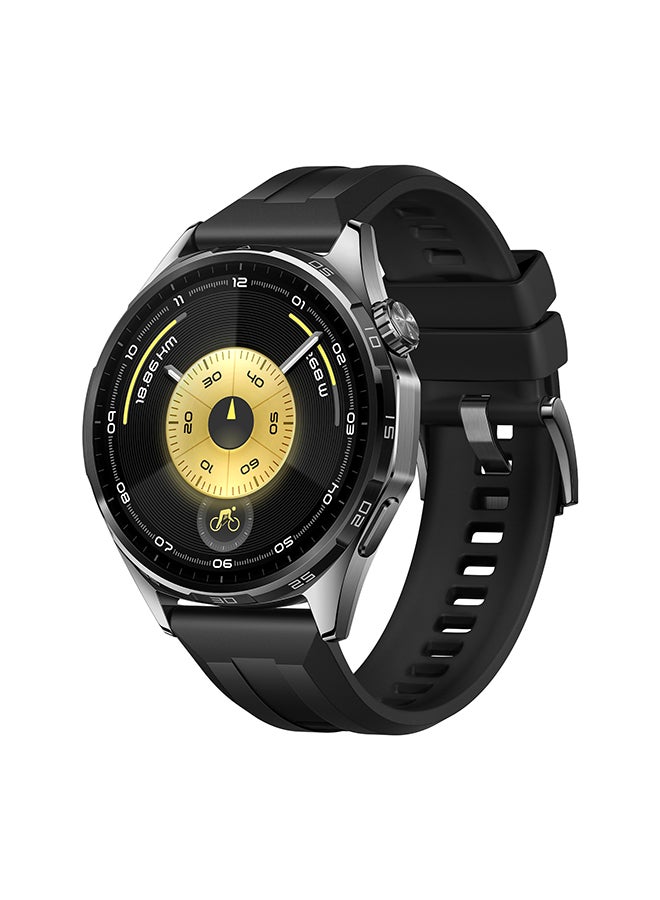 HUAWEI WATCH GT 6 46mm Smart Watch, 1.47-Inch Display, up to 21 days battery life, Compatible with iOS & Android, Health Monitor, 100+ Sports Modes, Black | Best Price UAE | Dubai, Abu Dhabi