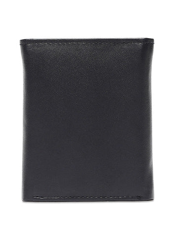 Inahom Inahom Tri-Fold Organised Wallet Flat Nappa Genuine and Smooth Leather Upper IM2021XDA0006-400-Navy Blue