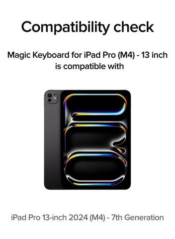 Apple Magic Keyboard for iPad Pro 13‑inch (M4) - White | Best Price UAE | Dubai, Abu Dhabi