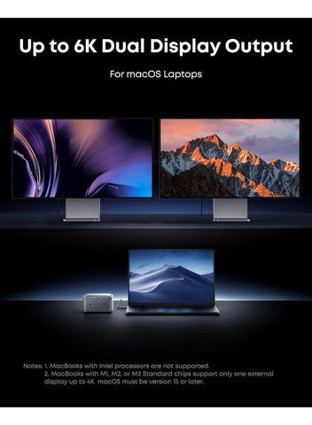 Anker Prime TB5 Docking Station, 14 Ports Thunderbolt 5 Docking Station with 140W Max Charging, 120Gbps Max Transfer, Ambient LED Lighting, Cooling System, Up to 8K Display for Thunderbolt 5/4 Laptops