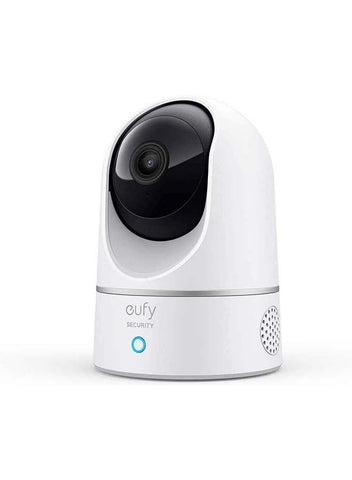Security 2K Indoor Cam Pan & Tilt, Home Security Indoor Camera, Human and Pet AI, Works with Voice Assistants, Motion Tracking, Night Vision, MicroSD Card Required, HomeBase Not Required