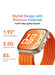 HUAWEI WATCH FIT 5 Pro Smartwatch, 44.5mm FullView Display, iOS & Android, upto10 Days Battery Life, Golf, Health Management, Sleep & Heart Monitor, ECG, NFC, Mini Work-out, Orange | Best Price UAE | Dubai, Abu Dhabi