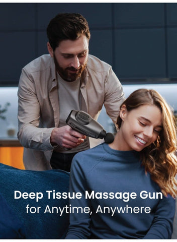 RENPHO RENPHO Massage Gun Deep Tissue Electric Handheld Massager Gun - Black | Best Price UAE | Dubai, Abu Dhabi