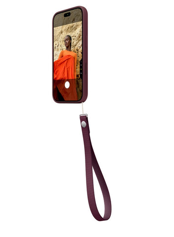 Aplle Wrist Strap – Burgundy