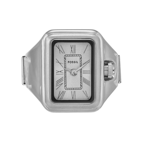 Fossil Raquel Watch Ring Two-Hand Stainless Steel - ES5344